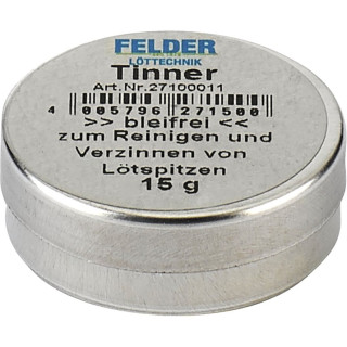 Felder Tinner FELDER DIN EN ISO 9454-1, ca. 15g Dosen, bleifrei