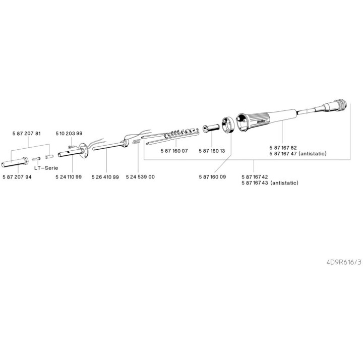 Weller LR 21, Lötkolben, 50 W, Silver-Line Technologie