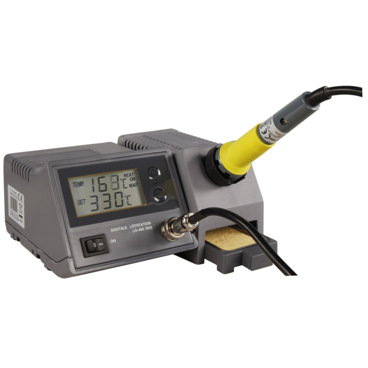 Digitale Lötstation McPower LS-450 digi, 230V / 50 Hz, 48W-Lötkolben, grau