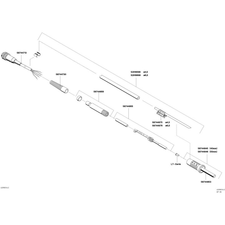 Weller WP 80 Set, Lötkolben mit Sicherheitsablage, 80 W, Silver-Line Technologie