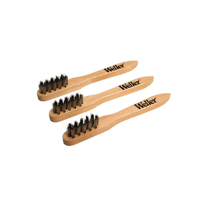 Weller Edelstahldrahtbürste, 3 Stück