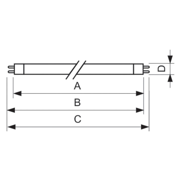 Philips MASTER TL5 HE 14W/830, 16mm, länge: 550mm, Warmweiss, 3000 K