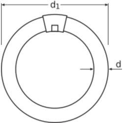 Osram L 22W 840 C G10q, 28mm, D: 216, Ringfrom Lumilux Interna hellweiß, 4000K