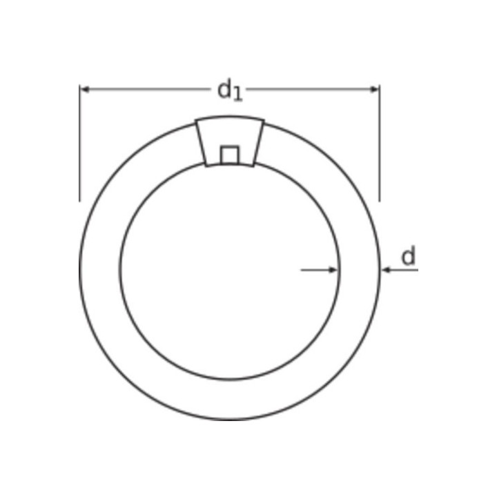 Osram L 22W 865 C G10q, 28mm, D: 216, Ringfrom Lumilux Interna daylight, 6500K