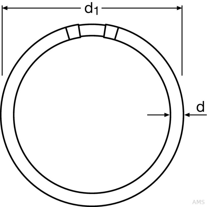 Osram FC40W/840 16mm D:300mm Ringform, Kaltweiss, 4000K