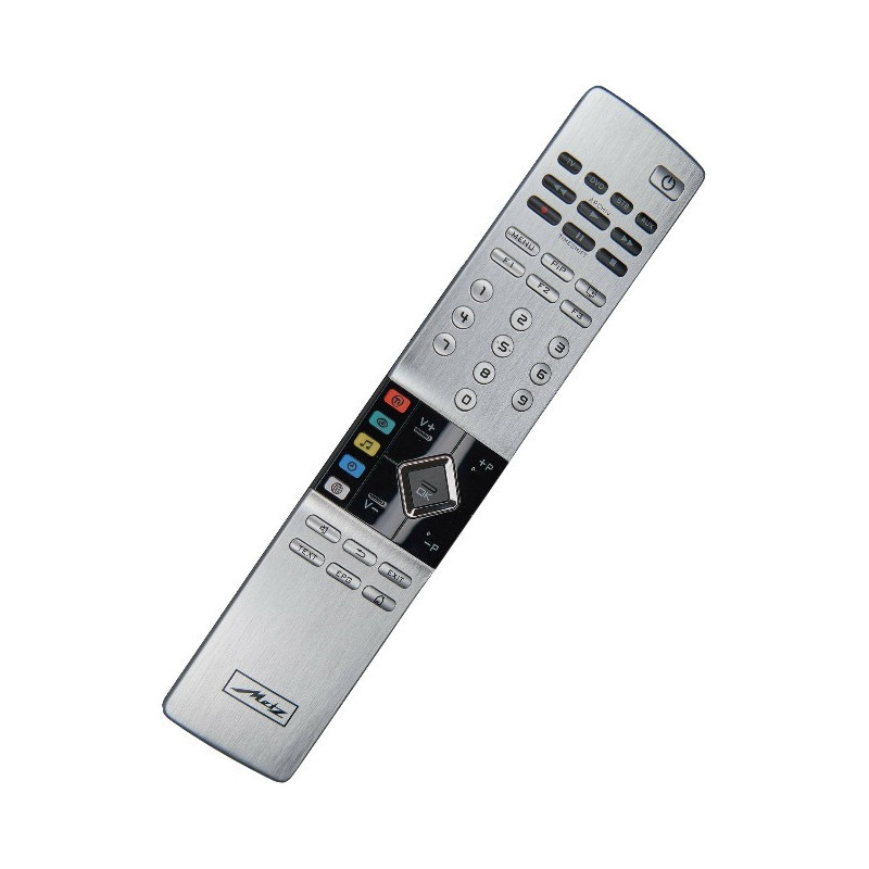 Orginalfernbedienung für Metz RM 19, 613RM19L7.A2, Aluminium