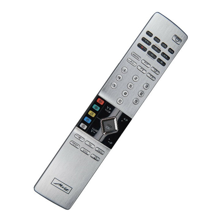 Orginalfernbedienung für Metz RM 19, 613RM19L7.A2, Aluminium
