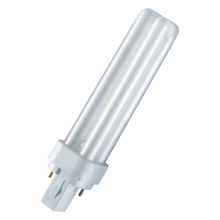 Osram DULUX D 10W/840 G24d1, 2P DIM Energiesparlampe, 4000 K, Kaltweiss