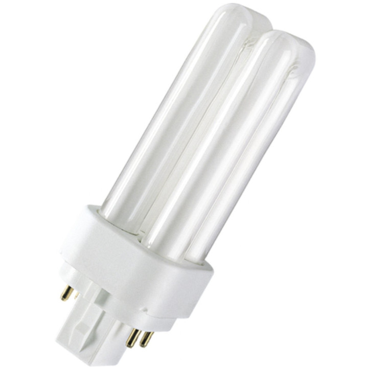 Osram DULUX D/E 18W/840 G24q2, 4P DIM Energiesparlampe, 4000 K, Kaltweiss