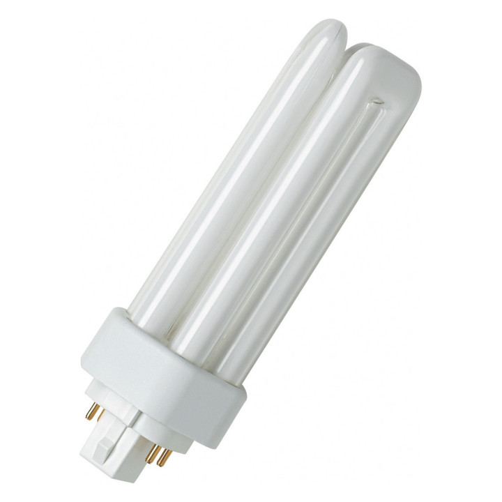 OSRAM DULUX T/E Plus 26W/830 GX24q-3, 4P DIM Energiesparlampe, 3000 K, Warmweiss