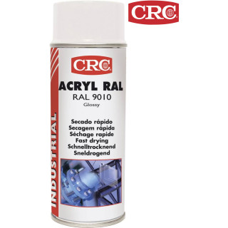 CRC 31066 Acryllack, Weiß (matt) RAL-Farbcode 9010, 400ml