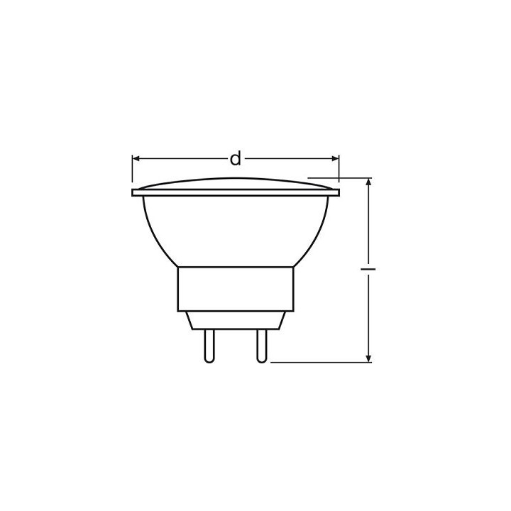 Osram 46870VWFL DECOSTAR 51 TITAN 50 W 12 V 60° GU5.3 mit Scheibe, dimmbar