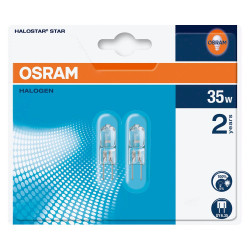 Osram 64433SST SUPERSTAR 35W, 765 lumen, 12V GY6,35, Halogen-NV-Lampe dimmbar, 2 Stück
