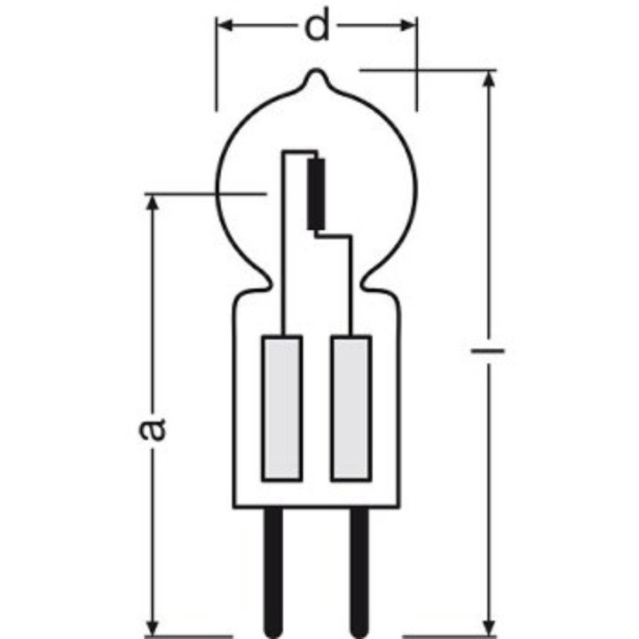Osram 64447ECO HALOSTAR 60W 12V GY6,35 FS1 Halogen-NV-Lampe dimmbar