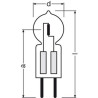 Osram 64447ECO HALOSTAR 60W 12V GY6,35 FS1 Halogen-NV-Lampe dimmbar