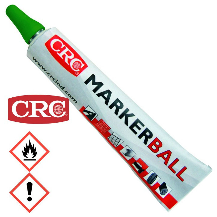 CRC 30162 Tubenmarkierer Marker Ball, Farbe: Acryl, grün, Strichstärke: 3mm, 50ml