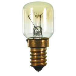 SCHARNBERGER + HASENBEIN E14 Backofenlampe 15W, klar, 235V, 90lm, Ø26mm