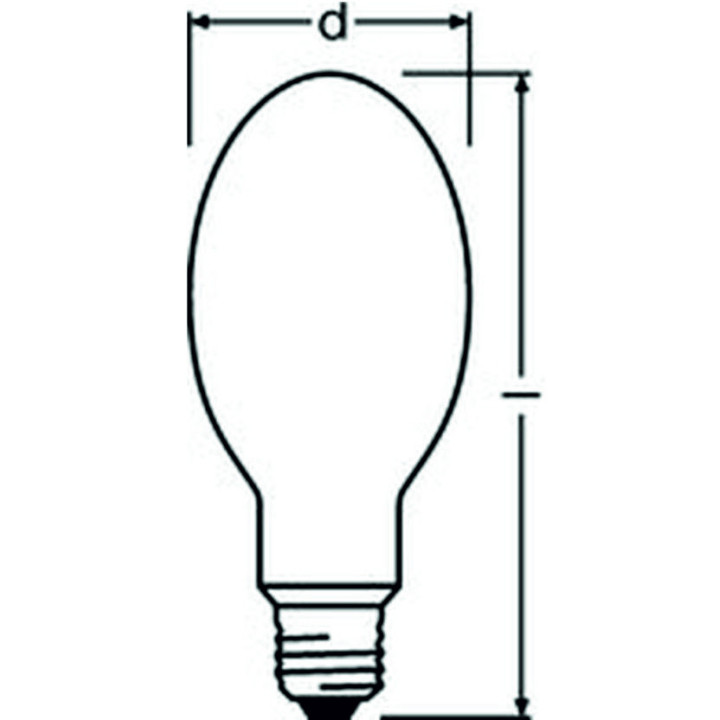 Osram Quecksilberdampflampe HQL 400W, E400, Energieeffizienzklasse: EOL, Abverkauf von Restbeständen