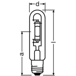 Osram HQI-T 400W/N E40 Halogen-Metalldampflampe Powerstar