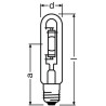 Osram HQI-BT 400W/D PRO E40 FLH1 Halogen-Metalldampflampe Powerstar