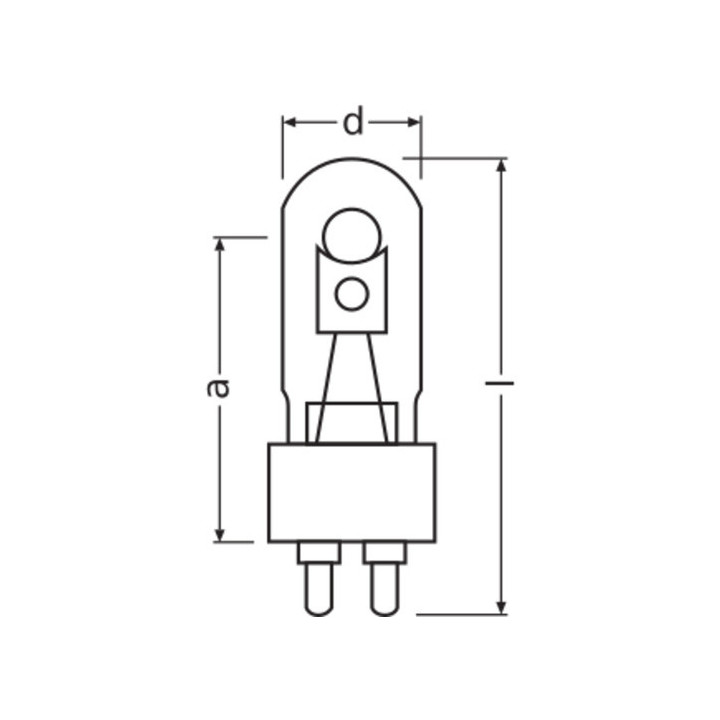 Osram HQI-T 70W/NDL UVS G12 FS1 Halogen-Metalldampflampe Powerstar, Warmweiss