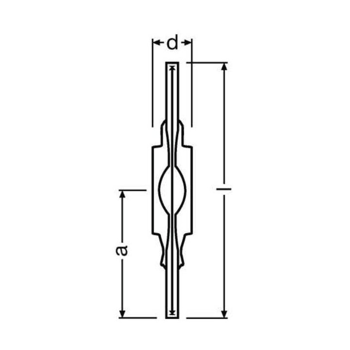 Osram HQI-TS 70W/WDL PB RX7S Hochdruck-Entladungslampe, warmweiss