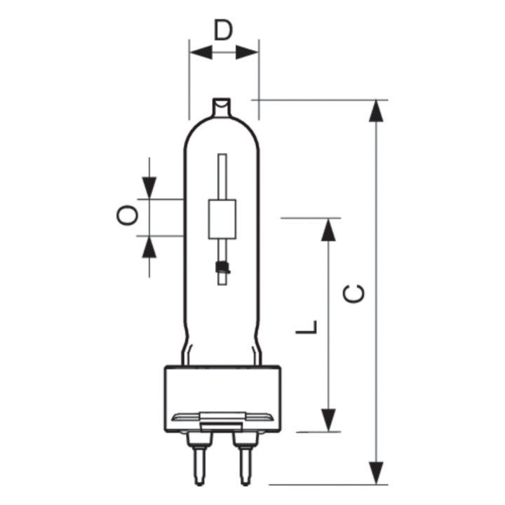 Philips MASTERColour CDM-T 150W/830 G12 Entladungslampe 19780115, warmweiß
