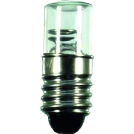 SCHARNBERGER + HASENBEIN 28001 Glimmlampe 10x25mm, 0,4W E10 Kleinlampe 230V, Röhre