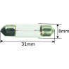 SCHARNBERGER + HASENBEIN 26436 Soffittenlampe S7-Sockel, 8x31mm, 18V 3W