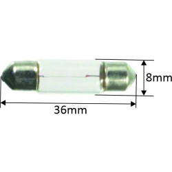 SCHARNBERGER + HASENBEIN 26525 Soffittenlampe S7-Sockel, 8x36mm, 12V 3W