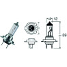 OSRAM 64210 Halogen Leuchtmittel Original Line KFZ-Lampe, PX26d, 12V 55W, H7
