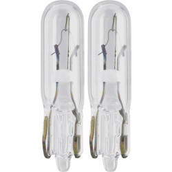 PHILIPS Glassockellampe W1,2W 12516B2, 1,2W 12V, 2 Stück Blister