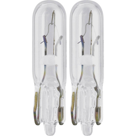 PHILIPS Glassockellampe W1,2W 12516B2, 1,2W 12V, 2 Stück Blister