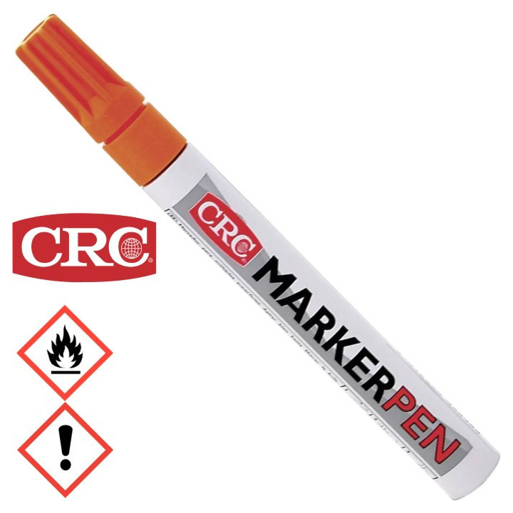 CRC 20384 Ölmark Marker Pen, Farbe: orange, Strichstärke: 3mm, 10ml