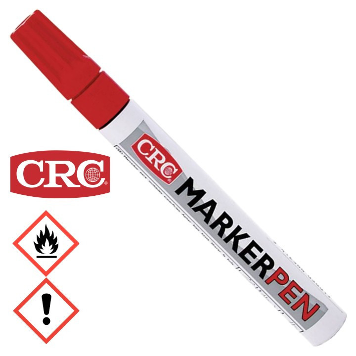 CRC 20388 Ölmark Marker Pen, Farbe: rot, Strichstärke: 3mm, 10ml