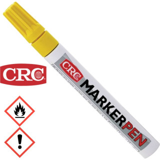CRC 20400 Ölmark Marker Pen, Farbe: gelb, Strichstärke: 3mm, 10ml