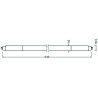 Osram / Ledvance LED TUBE T5 PERFORMANCE HF, 7W/840, 1050lm, 4000K, kaltweiß, länge: 549mm, G5-Sockel