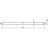 Osram / Ledvance LED TUBE T5 PERFORMANCE HF, 11W/830, 1550lm, 3000K, warmweiß, länge: 849mm, G5-Sockel