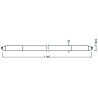 Osram / Ledvance LED TUBE T5 PERFORMANCE HF, 16W/830, 2160lm, 3000K, warmweiß, länge: 1149mm, G5-Sockel