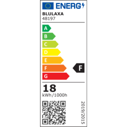 Blulaxa LED Glas Röhre 18W/830, 1850lm, 3000 K, warmweiß, länge: 120cm, KVG/VVG mit Starter
