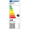Blulaxa LED Glas Röhre 18W/830, 1850lm, 3000 K, warmweiß, länge: 120cm, KVG/VVG mit Starter