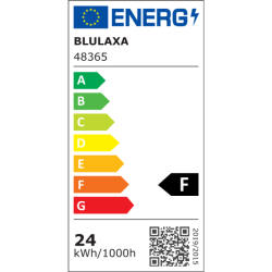 Blulaxa LED Glas Röhre 24W/840, 2550lm, 4000 K, kaltweiß, länge: 150cm, KVG/VVG mit Starter