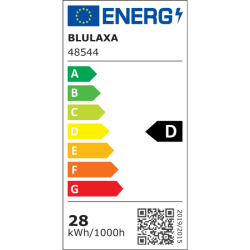 Blulaxa LED Glas Röhre 28W/840, 4200lm, 4000 K, kaltweiß, länge: 150cm, KVG/VVG mit Starter