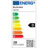 Blulaxa LED Glas Röhre 28W/840, 4200lm, 4000 K, kaltweiß, länge: 150cm, KVG/VVG mit Starter