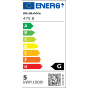 BLULAXA LED Linienlampe S14D 5W/827, 400lm, länge: 30cm, warmweiß