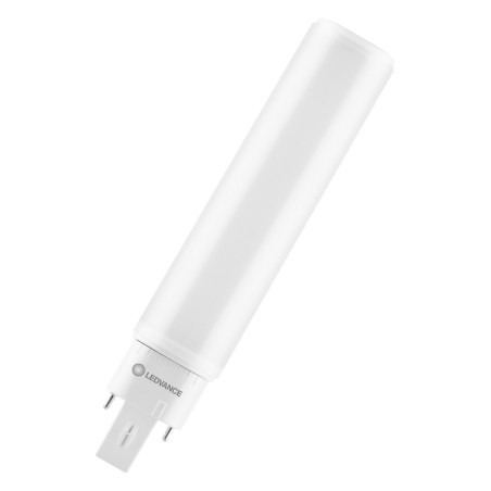 Osram DULUX D/E LED Kompaktlampe G24q-1, 6W/830, 600lm, 142.8mm, 3000K, warmweiß, 4-Pin, Ersatz für DULUX D/E 13W