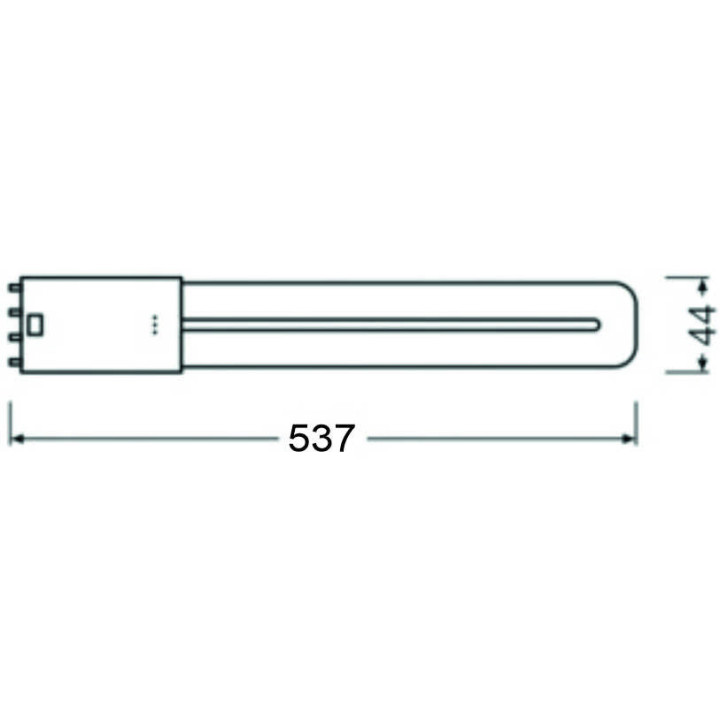 Osram DULUX L LED Kompaktlampe 2G11, 25W/840, 3250lm, 537mm, 4000K, kaltweiß, 4-Pin, für alte DULUX L 55W