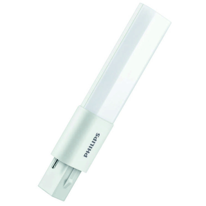 Philips CorePro PL-S LED Kompaktlampe G23, 5W/830, 520lm, 166mm, 3000K, warmweiß, 2-Pin , für alte Philips PL-S 9/11W