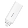 Philips CorePro PL-T LED Kompaktlampe GX24Q, 6.5W/830, 720lm, 119mm, 3000K, warmweiß, 4-Pin , für alte PL-T 18W