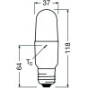 Ledvance CLASSIC STICK 75 P, 9W/827, 2700K, E27, 1055lm, LED-Glühlampe, warmweiß